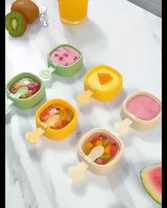 {3pcs} Ice cream mold household silicone food grade homemade popsicle popsicle ice cream sorbet ice cheese stick雪糕模具
