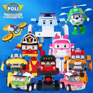 Robocar Poli | Transformable Educational Toys Collection Alloy Vehicles Rescue Center School Bus