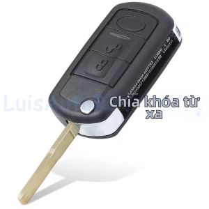 Vỏ Ốp Điều Khiển Từ Xa 3 Nút Kiểu Gập Thay Thế Cho Chìa Khóa Xe Land Rover Range Rover Sport Discovery LR3 HU101 HU92
