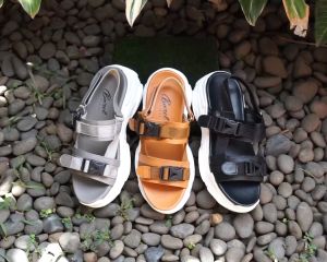 BARA - Tri sandal tali wanita model gunung sendal sepatu wanita sandal casual empuk sandal traveling hangout wanita