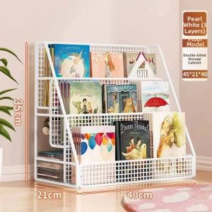 MINGZHIYIFAN | Portable Snack and Book Storage Shelf