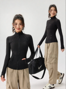 aziztas | Slim Fit Running Yoga Training Jacket