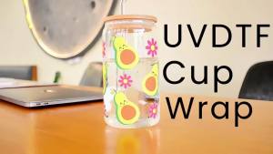 Potdemiel | Weird Seaside Horror Themed UV DTF Cup Wraps Drip Bat Conch Sunset Waterproof Tumbler Stickers