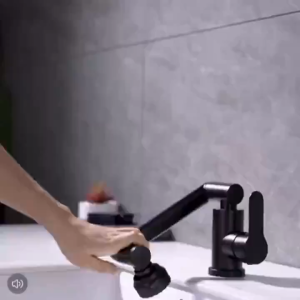 ZC SUS304 1080° Rotating Faucet Hot/Cold Spray and Stream for Kitchen Sink Bathroom Stainless Steel Anti-Rust Tap