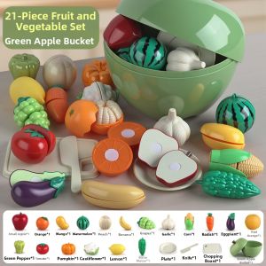 SIBEISI | Fruit & Vegetable Cutting Playset Toy