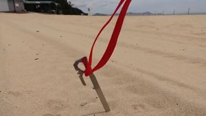 1Pc 420 Stainless Steel Camping Tent Peg Pancang Khemah Besi Tent Nail Stake Peg Tarp Flysheet Sand Peg Stake Nail