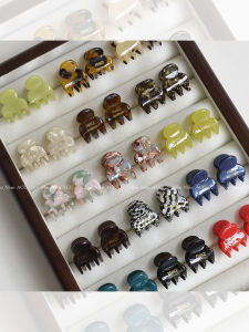 Kẹp Tóc Mini Acetate Kẹp Tóc Mái Lệch Kẹp Tóc Phụ Kiện Tóc Cho Bé Gái Kẹp Tóc Tóc Ngắn Kẹp Tóc Ngắn Mới Ra Mắt