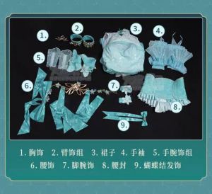 斗破苍穹cos萧薰儿cos服动漫cosplay全套古风C服(定制14天左右)Battle Through the Heavens Xiao Xuner Cosplay Costume Full Set - Anime Ancient Chinese Style