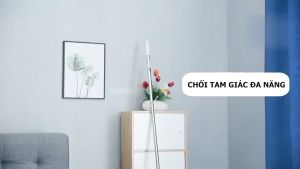 Bộ Cây Vệ Sinh Lau Rửa Kính 2 Mặt Shika Triangle - EuroHome