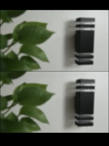 Replaceable LED Wall Lamp Waterproof Tri-color Outdoor Wall Light IP65 Garden Lamps Gate Lights Indoor Lighting