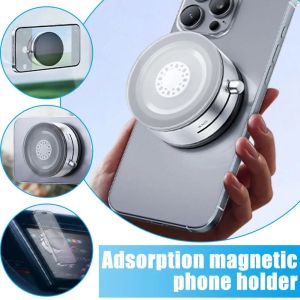 ที่วางโทรศัพท์ในรถดูดสุญญากาศแม่เหล็กสองด้านการหมุน ° จุกดูดนำทางด้วยแม่เหล็กที่ยึดสำหรับช่วยถืออเนกประสงค์ที่ตั้งโทรศัพท์มือถือ