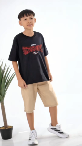 SIXTEEN KAOS OVERSIZE ANAK JUNIOR REMAJA REAL COMBED KATUN 24s KAOS BOXY FIT ANAK LAKI LAKI 9-16 THN