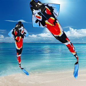 New fish kite flying for children kite string line kite nylon kite for adults professional wind kites toy sports single line koi