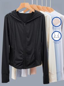 Jeanswest Slim Fit Nylon Sunshirt for Women UPF50+ Anti-UV Protection Long Sleeves with Pocket for Outdoor Use