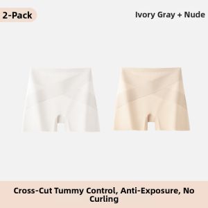 Yuzhaolin | Seamless Anti-leak Non-curling Summer Breathable Shaping Shorts