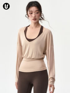 umeverb | Womens Yoga Top Loose Fit Long Sleeve