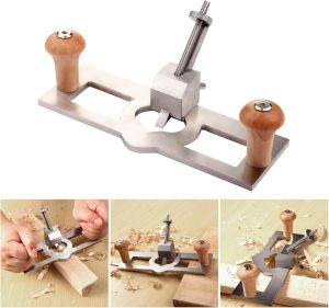 Router Plane Handheld Woodworking Tool - Adjustable Blade Hand Wood Planer for Woodworking DIY Carpentry Industry