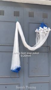 Jaring Ikan Siap Pakai Tinggi 2m Panjang 25m