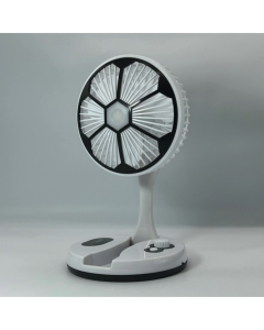 🌀 Folding Fan พัดลมพกพาแบบพับได้ พร้อมไฟ LED