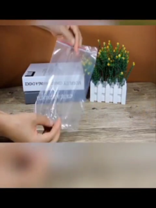 Zipper Plastic Bag 100PCS Extra Thick 0.10mm Self Seal Clear Transparent Zipper Bag Packaging
