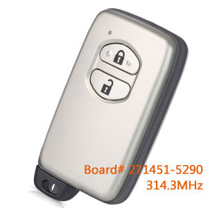 KEYECU 271451-5290 314.3MHz Remote Car Key Fob for Toyota Land Cruiser Prado 2010 2011 2012 2013 2014 2015 2016 2017 HYQ14ACX