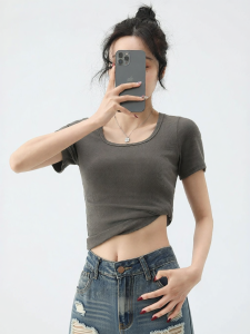 Warrior | Summer New Slim Fit Innerwear Short Sleeve T-Shirt Grey
