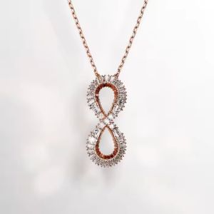 💖Swarovski💖(New) Hyperbola Infinity White Diamond Pendant Necklace