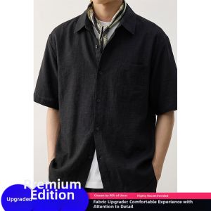 CHENMU | Lightweight Drapey Breathable Linen Shirt