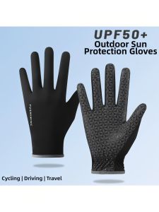 NANJILING | Mens Summer Cooling Anti-slip Touchscreen Lightweight Breathable Driving Gloves