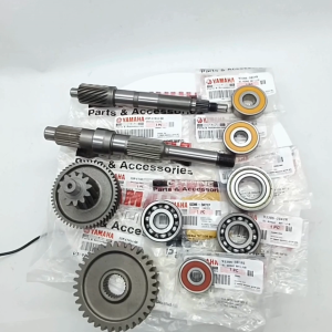 GIGI RASIO SET + BEARING YAMAHA 2DP YAMAHA NMAX LAMA Kualitas original Presisi tidak bengkok dan awet anti karat ori asli YGP cakram disk
