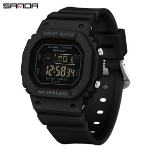 Sanda | Đồng Hồ Kỹ Thuật Số LED SANDA Dành Cho Bé Trai Và Bé Gái Đồng Hồ Điện Tử Thể Thao Chống Nước Dành Cho Trẻ Em Có Dây Cao Su Chống Sốc Có Đèn Nền