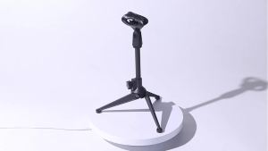 EELHOE | exquisite1Pcs Portable Table Stand Lightweight Bracket Adjustable Microphone Stand Desktop Tripod Table Stand Clip Holder