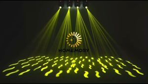 HOMEMORY Beam light 230w 200w 175w shaking head light with 6+12 prism RGBW colorful rotating light KTV bar stage light
