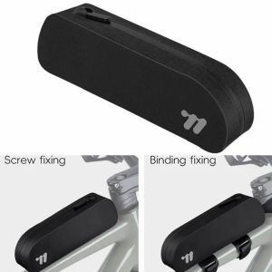 Bicycle Bag Waterproof Cycling Top Front Tube Frame Bag Large Capacity MTB Road Bicycle Pannier Black Bike Accessories