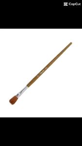 Cọ vẽ màu nước đầu tròn số 8 Pentel ZBS1-08 với Lông cọ được làm từ bờm ngựa mềm êm ái hạn chế bị rụng và tưa.