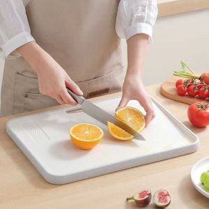 Thickened DoubleSided Antibacterial Cutting Board Home Kitchen Antimildew Anti-Slip Plastic Multifunctional Fruit Sticky Board