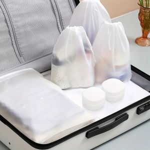 1PCS Durable Transparent Makeup Storage Box - Sealed Dust-Proof Organizer for Pads Brushes Beauty Balls Home Travel