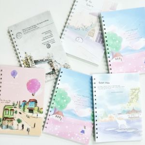 SOS Buku Tulis Spiral A5-70 Cover Plastik/Buku Spiral/Catatan/Note Book/Notebook