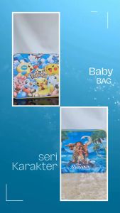 Baby Bag Organizer 2in1 Aneka Karakter Kartun Lucu