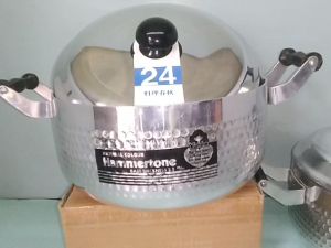 Panci Aluminium tebal 25mm ukuran 24cm / Hammertone / Aluminium