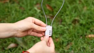 TSA ศูนย์การที่ดี ล็อครหัสศูนย์ 4 หลัก - โลหะป้องกันการโจรกรรม กุญแจอัจฉริยะ