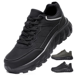 Mens Lightweight Running Shoes - Suitable For Fitness Jogging Walking All Seasons - Breathable Low-Top Comfortable Design - Thick EVA Sole With Shock Absorption - Multifunctional Casual Shoes