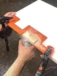 Invisible Embedded Handle Slotting Template For Wardrobe Kitchen Handle Cabinet Door No Handle Needed Slot Positioning Tool