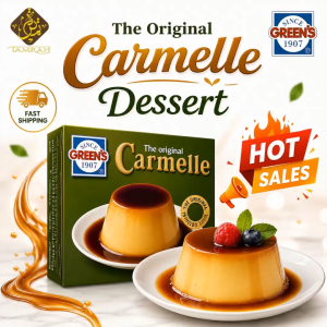 Carmelle / Dessert Mix With Caramel Topping / Vanilla Flavour / Caramel / 70gm / Pudding Caramel /Food /Snacks / Dessert