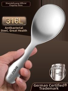 SHDO | Muỗng Múc Cơm Inox 316L Không Gỉ Chống Dính Đạt Chuẩn An Toàn Thực Phẩm