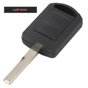 KEYECU 433.92 MHz ID40 Chip 2 Nút Điều Khiển Từ Xa Chìa Khóa Fob Cho Opel Vauxhall Corsa C Meriva Agila Tigra Astra Combo Van - 5WK48668