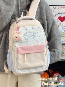 YINHEFANGKE | Cute Ins Style High Appearance Dots Backpack