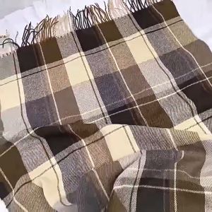 Syal Selendang Cashmere Motif Kotak-kotak winter fashion style korea lucu import quality