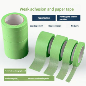 Green Masking Tape Paint Tapes for Walls Painting DIY Crafts Arts Decoration Remove Easily No Residue