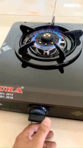 Bếp IKURA bếp đôi IKURA - A320- Đầu đốt hoa sen bằng đồng phi 82(mm)